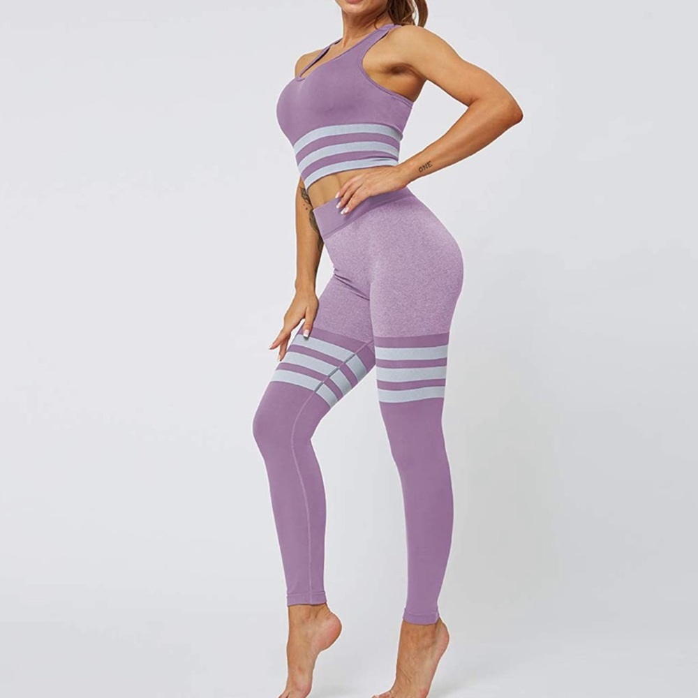 NEW Yoga Set Purple - Picture 3 of 6
